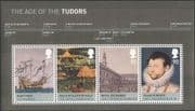 GB 2009 Tudors/ Royal History/ Boats/ Sail/Explorer/ People/ Buildings/ Transport 4v m/s (b4897a)