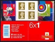 GB 2010 Olympics / Sports / Judo / Archery 6v bklt (b8543a)