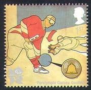 GB 2010 Sports / Olympics / Olympic Games / Goalball / Disabled / Paralympics 1v (b7810j)