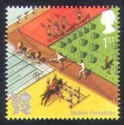 GB 2010 Sports / Olympics / Olympic Games / Pentathlon / Horses / Shooting 1v (b7810c)
