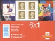 GB 2011 Olympic Games/ Olympics/ Sports/ Fencing/ Gymnastics 6v cylinder s/a bklt b1641f