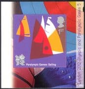 GB 2011 Olympic/ Paralympic Games/ Olympics/ Paralympics/ Sailing/ Sports/ Disabled 1v s/a (n32603a)