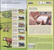 GB 2012 Cattle / Cows / Farm Animals / Farming / Nature / Animation 6v s / a ATM (n37232)