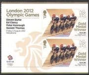 GB 2012 Olympics / Sport / Gold Medal Winners / Men's Pursuit / Cycling 2v + lbl n35459a