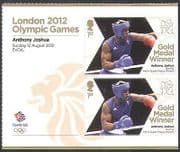 GB 2012 Olympics / Sports / Gold Medal Winners / Boxing / Anthony Joshua 2v + (n35665a)