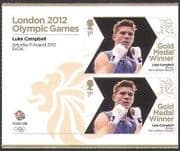 GB 2012 Olympics / Sports / Gold Medal Winners / Boxing / Luke Campbell 2v + (n35664a)