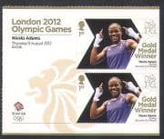 GB 2012 Olympics / Sports / Gold Medal Winners / Boxing / Nicola Adams 2v + lbl n35661a