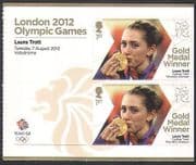 GB 2012 Olympics / Sports / Gold Medal Winners / Cycling / Laura Trott 2v + lbl (n35659)