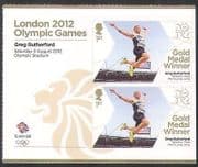 GB 2012 Olympics / Sports / Gold Medal Winners / G Rutherford 2v s / a + lbl (n35456a)