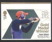 GB 2012 Olympics / Sports / Gold Medal Winners / Shooting / Shotgun / P Wilson 1v (n35467)