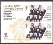 GB 2012 Olympics / Sports / Gold Medal Winners / Team GB / Equestrian 2v + lbl (n35656a)