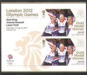 GB 2012 Olympics / Sports / Gold Medal / Women's Pursuit / Cycling 2v + lbl s / a n35461a