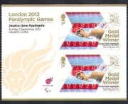 GB 2012 Paralympics / Olympics / Sports / Gold Medal Winners / J Applegate 2v + (n36320)
