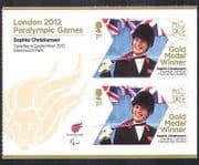 GB 2012 Paralympics / Olympics / Sports / Gold Medal Winners / S Christiansen 2v n36305
