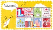 GB 2015 Smilers/ Greetings/ Heart/ Love/ Cake/ Animation/ Baby/ Bird 8v m/s (n41063)