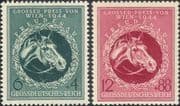 Germany 1944 Race Horses/ Racing/ Sport/ Nature/ Animals 2v set (s5705h)