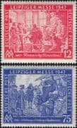 Germany 1947 Leipzig Fair/ Business/ Commerce/ Trade/ Maximilian I / Charter 2v set (n46218)