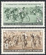 Germany 1954 Cycling / Bikes / Sports / Racing / Bicycles / Transport 2v set (n33553)