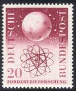 Germany 1955 Cosmic Research/ Science/ Physics/ Space/ Earth/ Atom 1v (n43346)