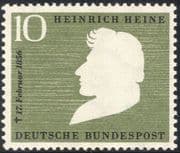 Germany 1956 Heinrich Heine/ Poet/ Writing/ Writers/ People 1v (n43463)