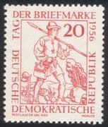 Germany 1956 Stamp Day/ Courier/ Postal Carrier/ Post/ Mail/ Animation 1v (n44578)