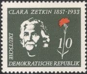 Germany 1957 Clara Zetkin/ Patriot/ Socialism/ Marxism/ Women's Day/ People 1v (n45052)