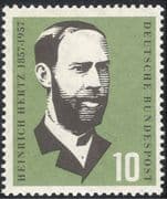 Germany 1957 H Hertz/ Scientist/ Physicist/ Physics/ Science/ Radio/ Communications 1v (n43464)