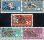 Germany 1959 Bee/ Heron/ Beaver/ Animals/ Birds/ Insects/ Nature Protection 5v set (n46410)