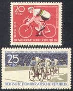 Germany 1960 Cycling/ Bikes/ Sports/ Racing/ Bicycles/ Transport 2v set (n41748)