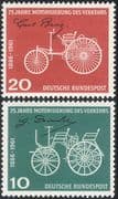 Germany 1961 Daimler-Benz/ Cars/ Transport/ Motoring/ Motors/ Engineering/ People 2v set (n28325)