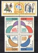 Germany 1962 Games / Buildings / Bird / Dance 6v set (n28299)