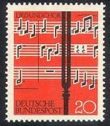 Germany 1962 Music Festival / Song / Choir / Singing / Composers 1v (n33405)