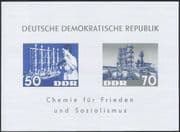 Germany 1963 Chemical Workers/ Oil Refinery/ Chemistry/ Science/ Industry/ Business imperforate m/s (n43943)