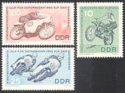 Germany 1963 Motorcycles / Motor / Bikes / Racing / Sports / Transport 3v set (n25308)