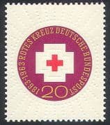 Germany 1963 Red Cross / Medical / Health / Emboss 1v n27766