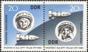 Germany 1963 "Team" Space Flight/ Tereshkova/ Bykovsky/ Astronauts 2v set s-t pr (n46259)