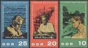 Germany 1965 Albert Schweitzer/ Medical/ Health/ Music/ Nobel Prize/ People/ Bach/ Composers 3v set (n45078)