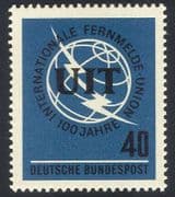 Germany 1965 ITU-UIT / Telecomms / Radio / Space 1v (n27780)