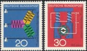 Germany 1966 Dynamo/ Electric Current/ Electricity/ Science/ Physics 2v set (n29611)