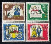 Germany 1966 Frog Prince/ Grimm's Fairy Tales/ Stories/ Animation 4v set (n27884)