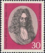 Germany 1966 Gottfried Leibniz/ Mathematics/ Mathematician/ People/ Scientists/ Maths 1v (n46470)