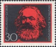 Germany 1968 Karl Marx/ Politics/ People/ Socialism/ Communism 1v (n46471)