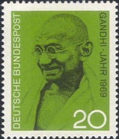 Germany 1969  Mahatma Gandhi/ People/ Politics/ Politicians/ Government  1v  n46477)