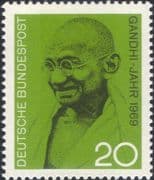 Germany 1969 Mahatma Gandhi/ People/ Politics/ Politicians/ Government 1v n46477)