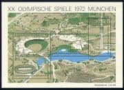 Germany 1972 Sports/ Olympic Games / TV/ Television Mast/ Stadium/ Olympics 4v m/s (n31038)