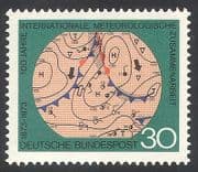 Germany 1973 Weather Chart / IMO / WMO / Meteorological Organization 1v (n35413)