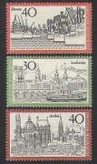 Germany 1974 Tourism / Boats / Buildings / Transport / Mining / Commerce 3v set (n35404)