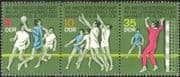 Germany 1974 World Handball Championships/ Sports/ Games 3v set s-t strip (n44584)