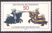 Germany 1975 Horses/ Knights/ Armour/ Jousting/ Sports/ Festival/ Animals 1v (n42092)