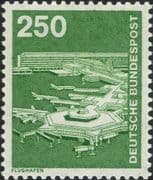 Germany 1975 Industry/ Technology/ Aircraft/ Airport/ Transport/ Planes 1v (n29148u)